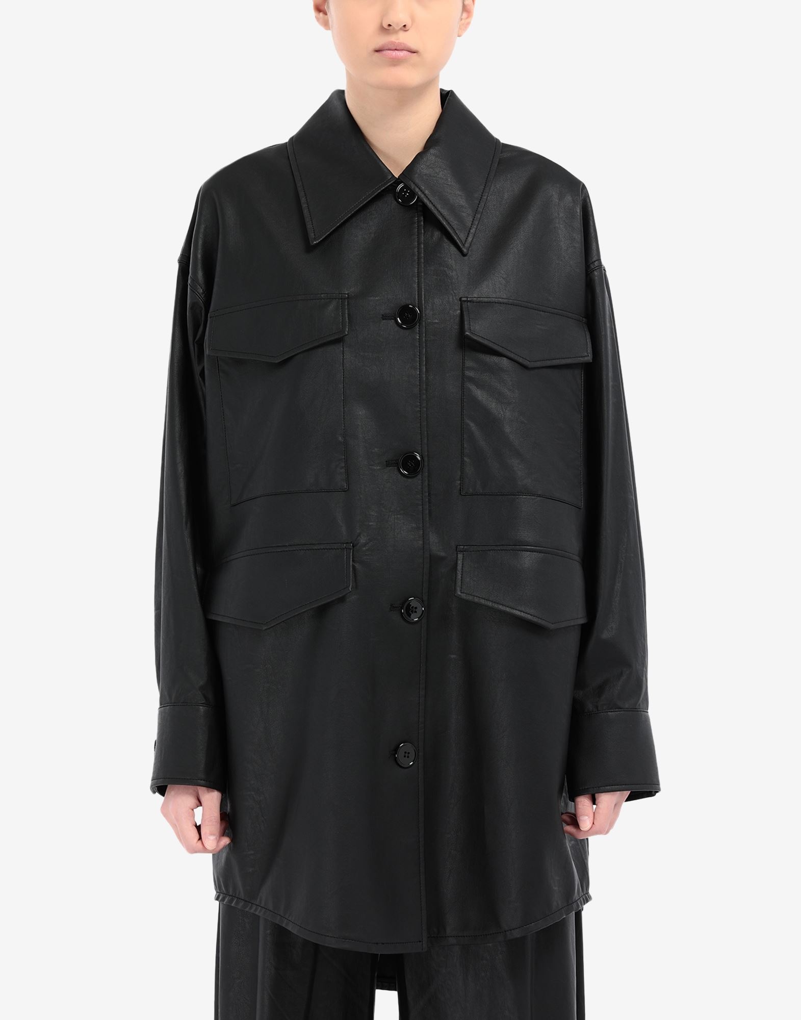 Oversized caban coat - 5