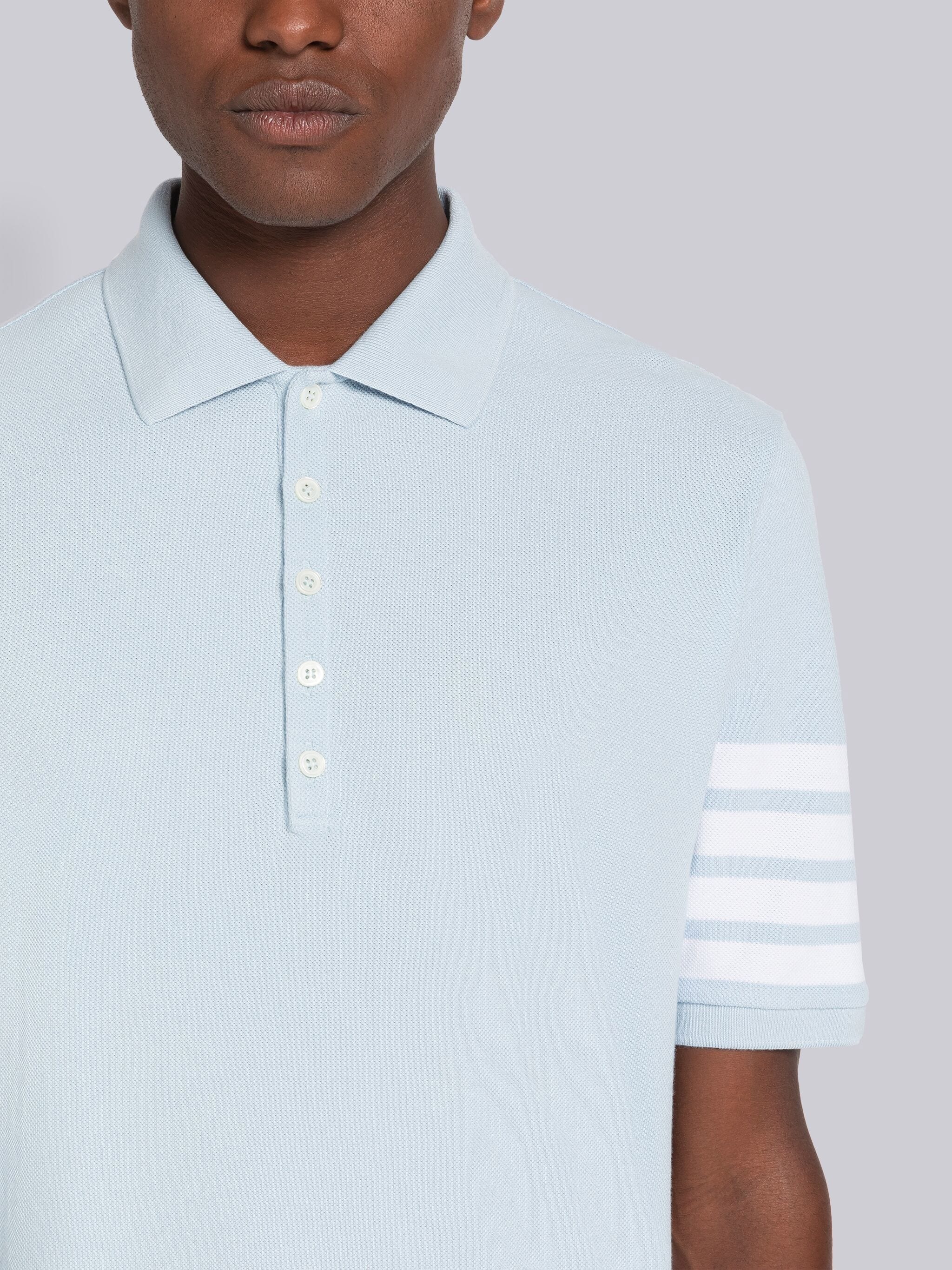 Classic Pique Hector Bunny 4-Bar Short Sleeve Polo - 4