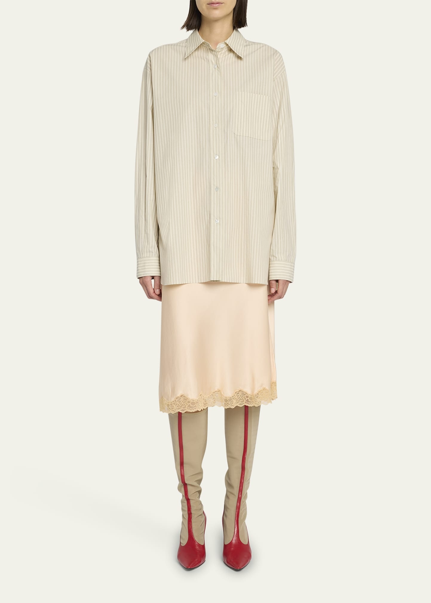 Irene Silk Slip Skirt - 2