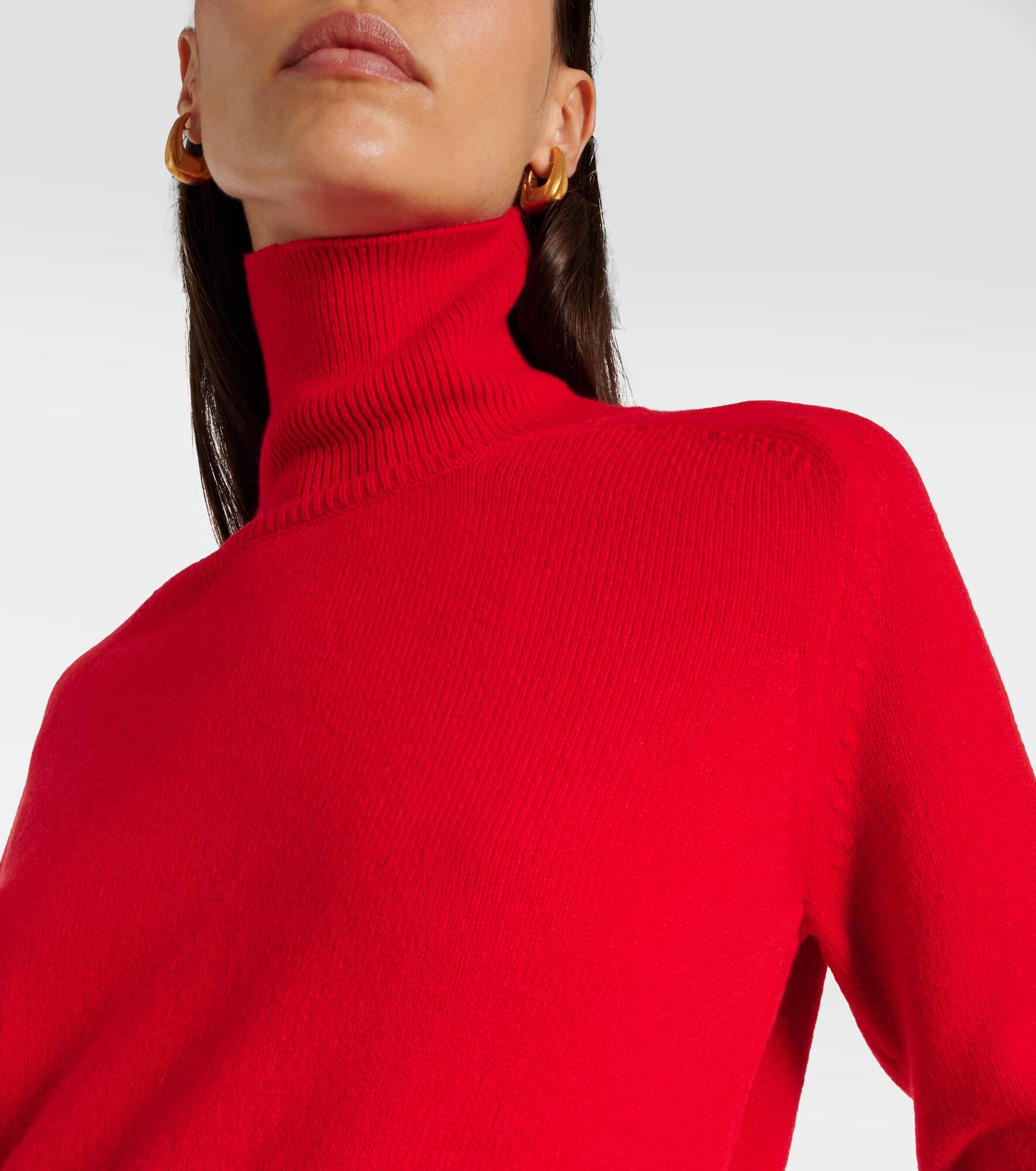 Wool turtleneck sweater - 4