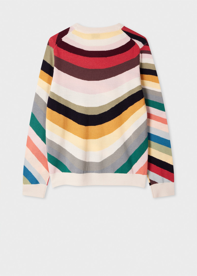 Paul Smith Women's Merino Wool 'Swirl' Crew Neck Sweater outlook