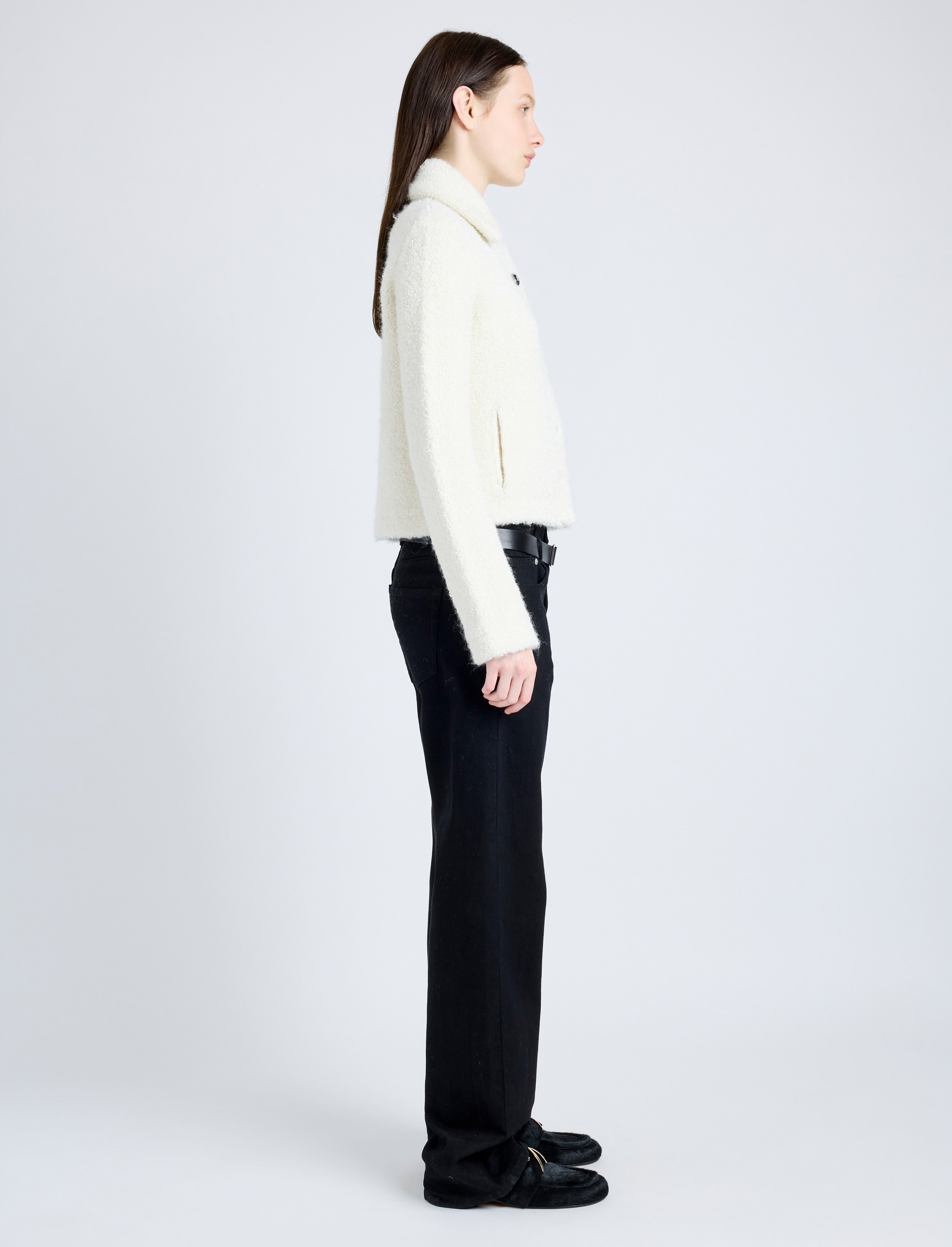 Sylvie Jacket in Loop Boucle Knit - 4