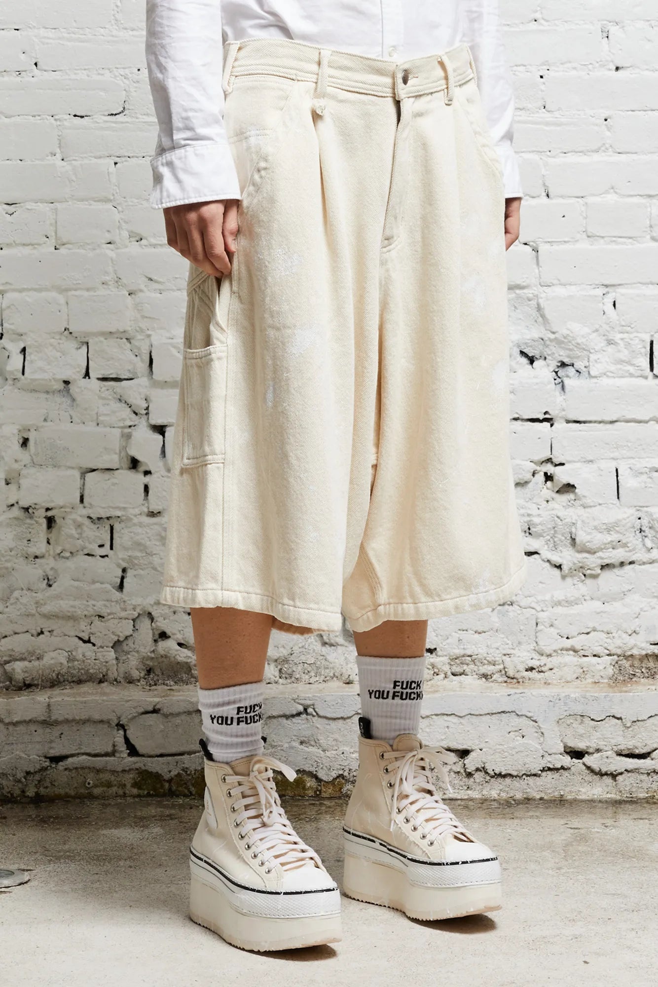 JESSE CARPENTER SHORT - KOZE ECRU - 4