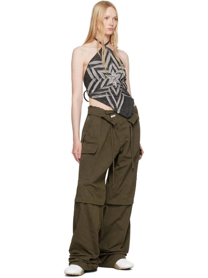 MASHA POPOVA Black Star Bandana Denim Top outlook