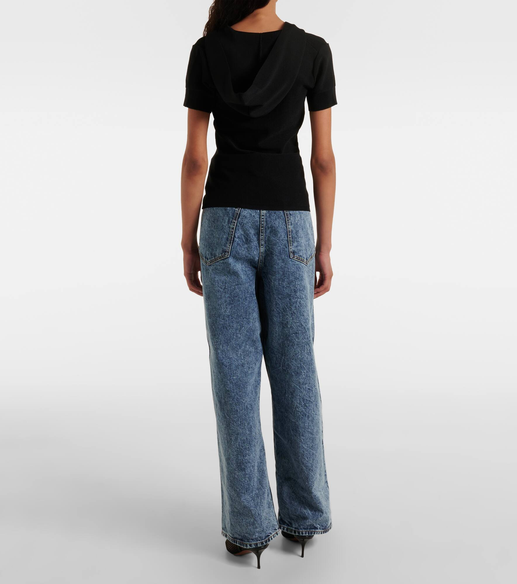 Cropped knit top - 3