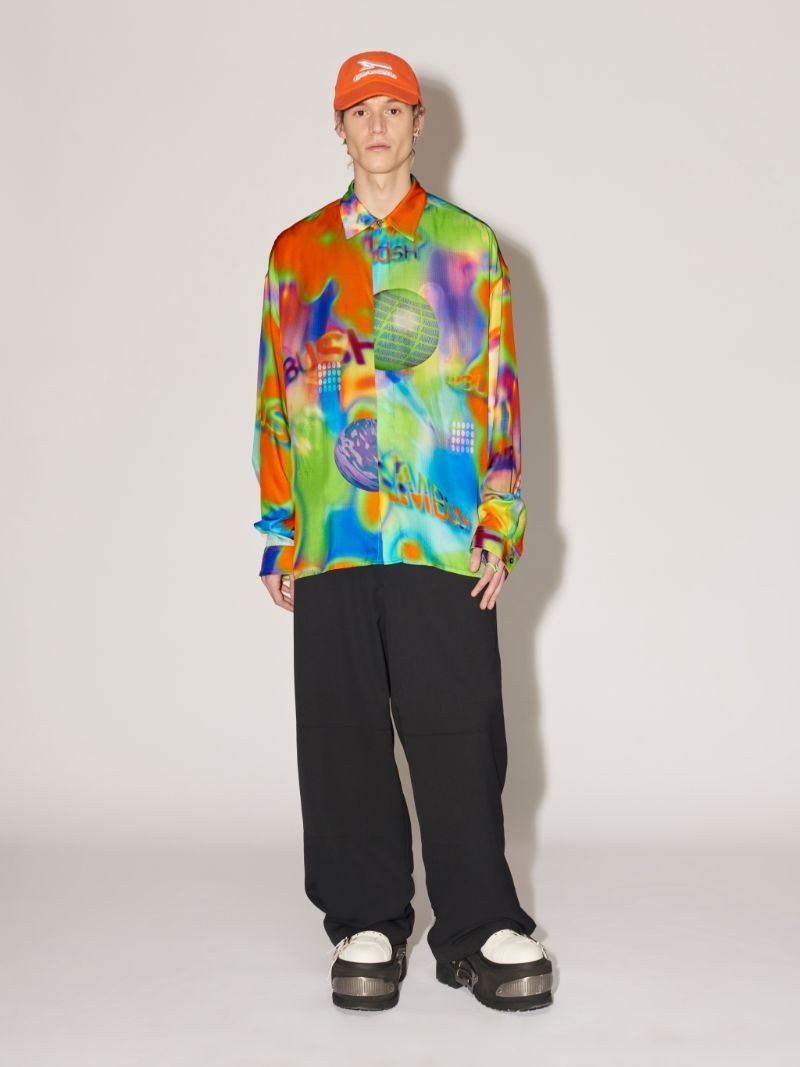 REGULAR FIT LS ALLOVER SHIRT - 2