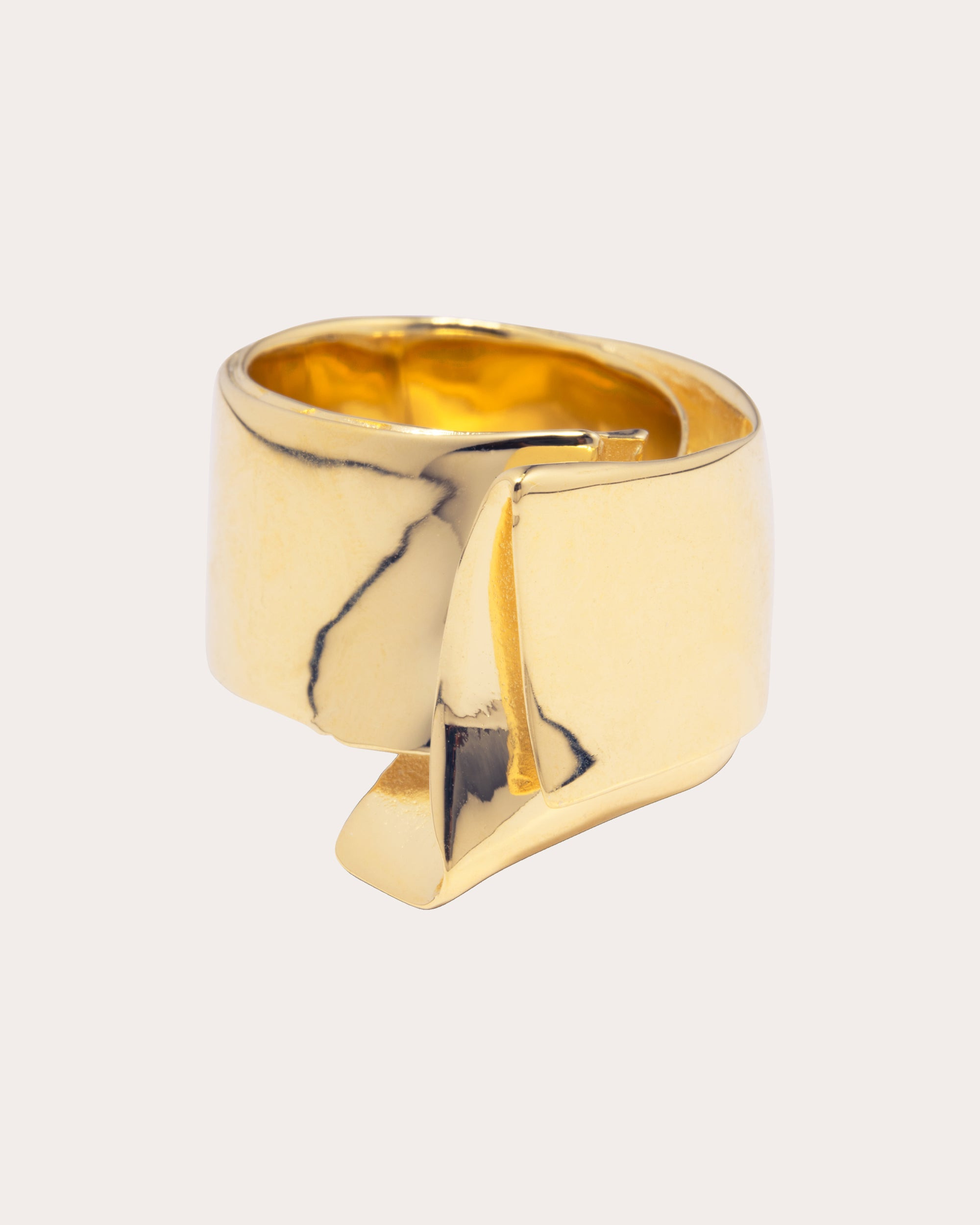 Peak 18K Gold-Plated Ring - 3