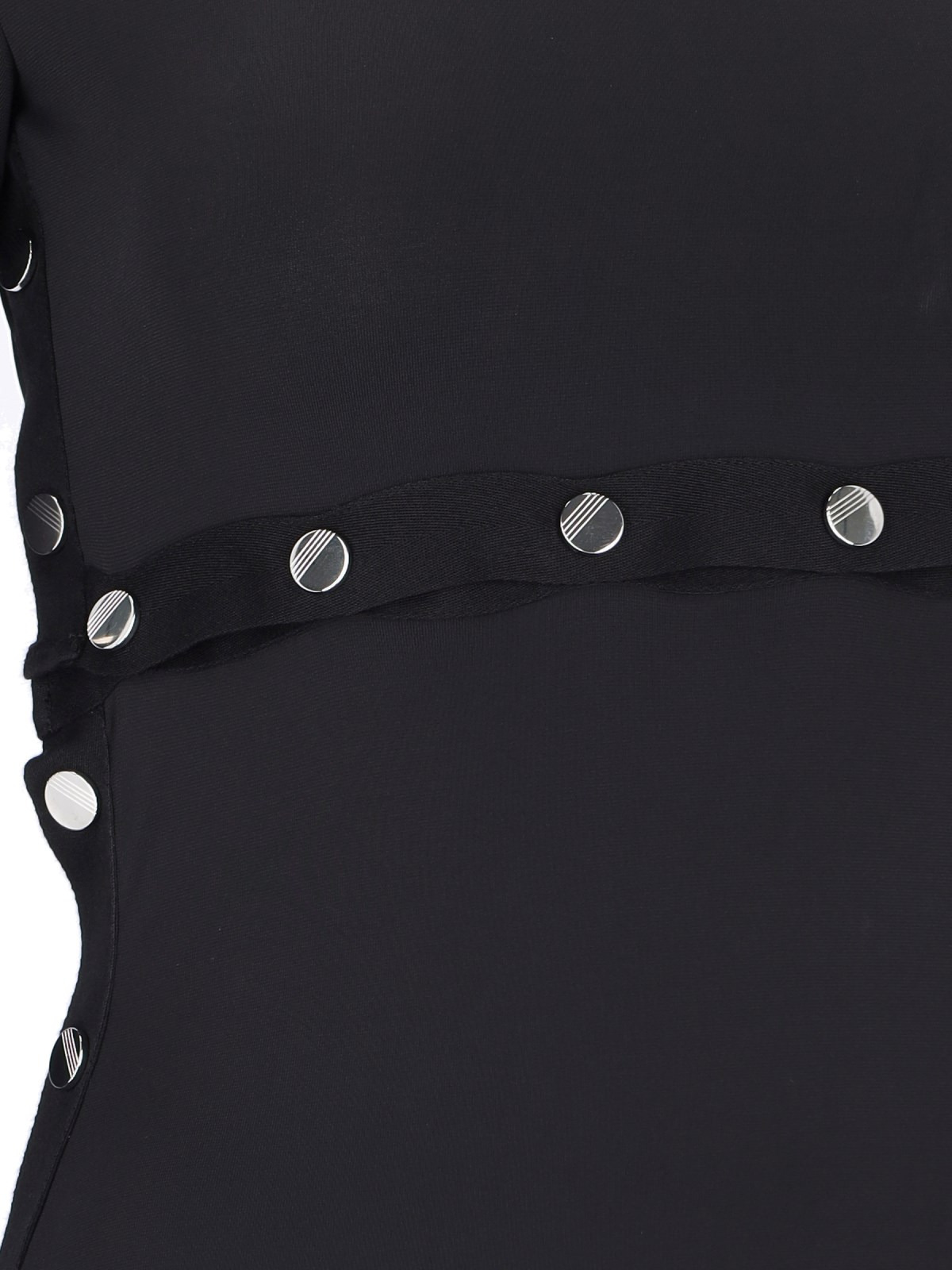 'BLACK' MINI DRESS - 3