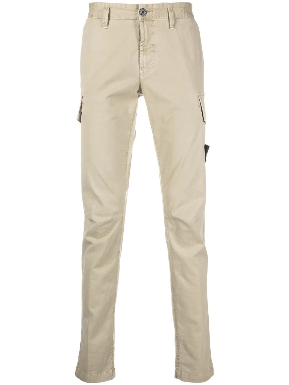 Compass-patch cargo trousers - 1