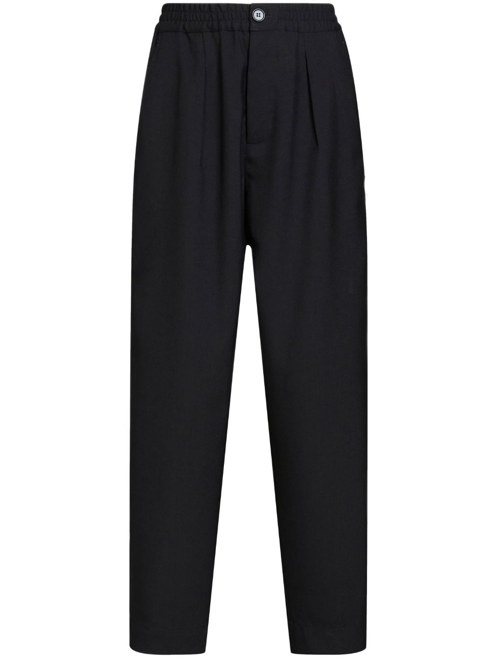 high-waist straight-leg trousers - 1