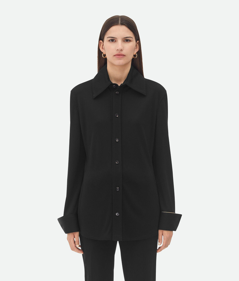 Matt Fluid Viscose Jersey Shirt - 1