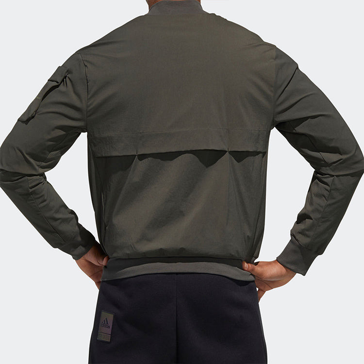 adidas TH BOMB Casual Sports Jacket Brown GF4029 - 4