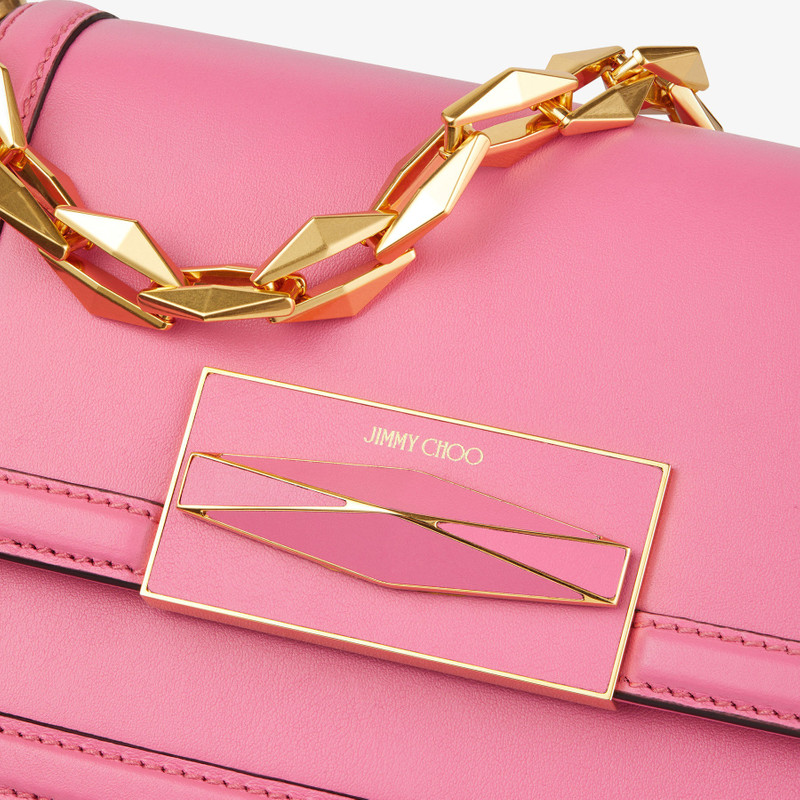 Diamond Crossbody
Candy Pink Smooth Calf Leather Top Handle Bag 3
