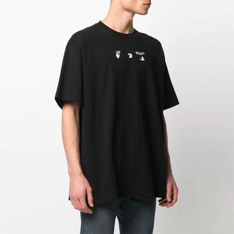 Off-White Marker Over Tee 'Black/White' OMAA038S21JER0031010 - 4