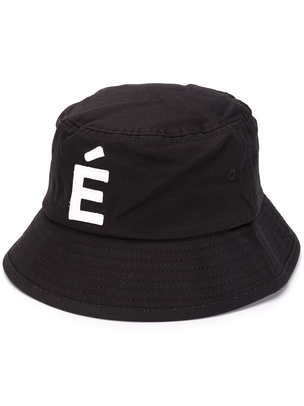 logo patch bucket hat - 1