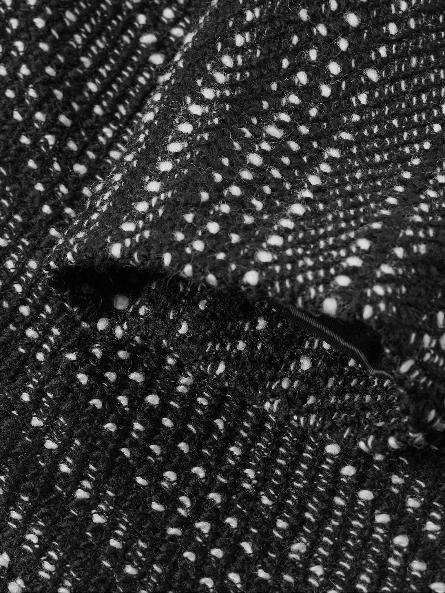 Blue Blue Japan Wool-Blend Tweed Jacket | REVERSIBLE