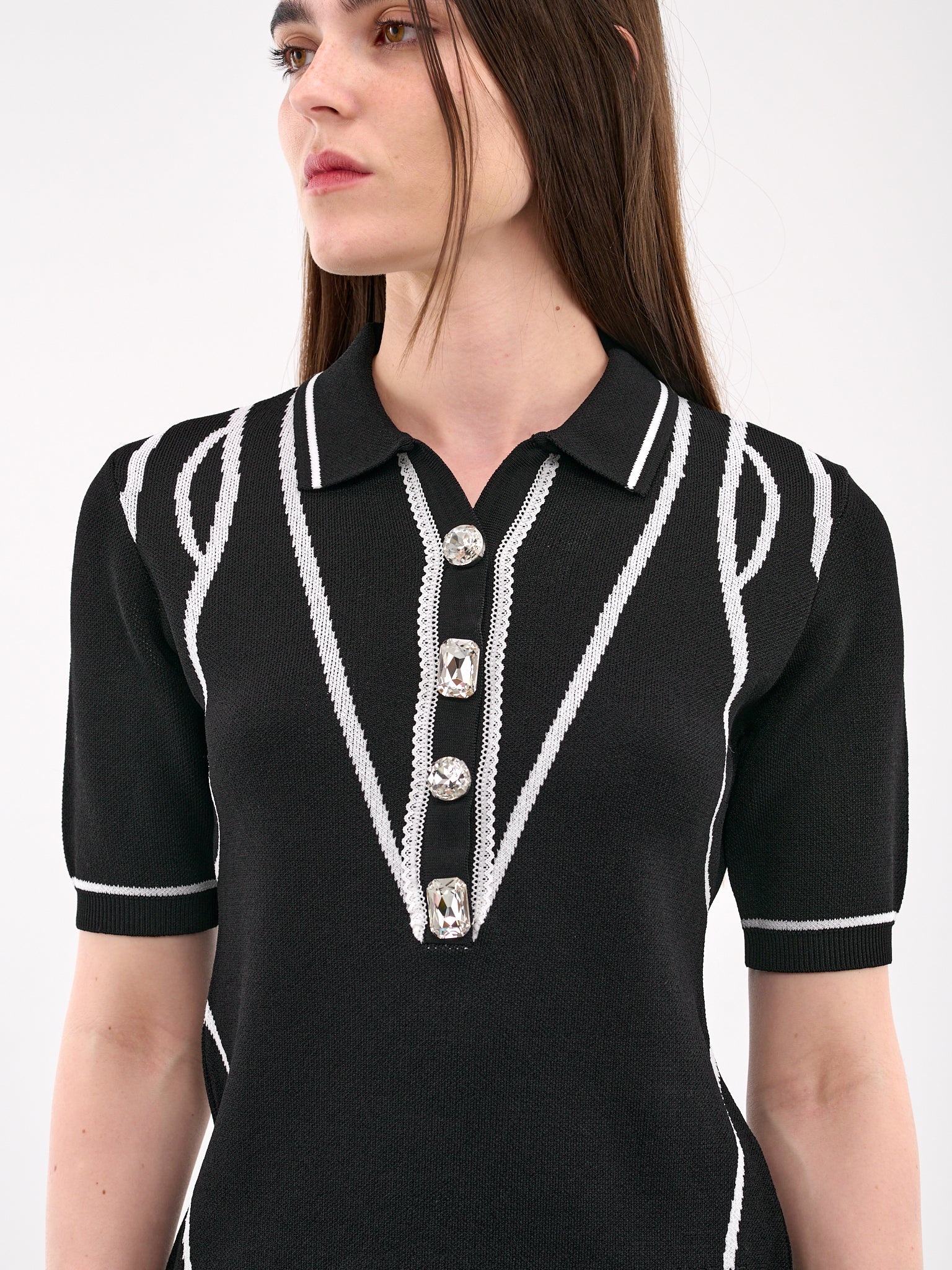 Knit Polo Top - 5