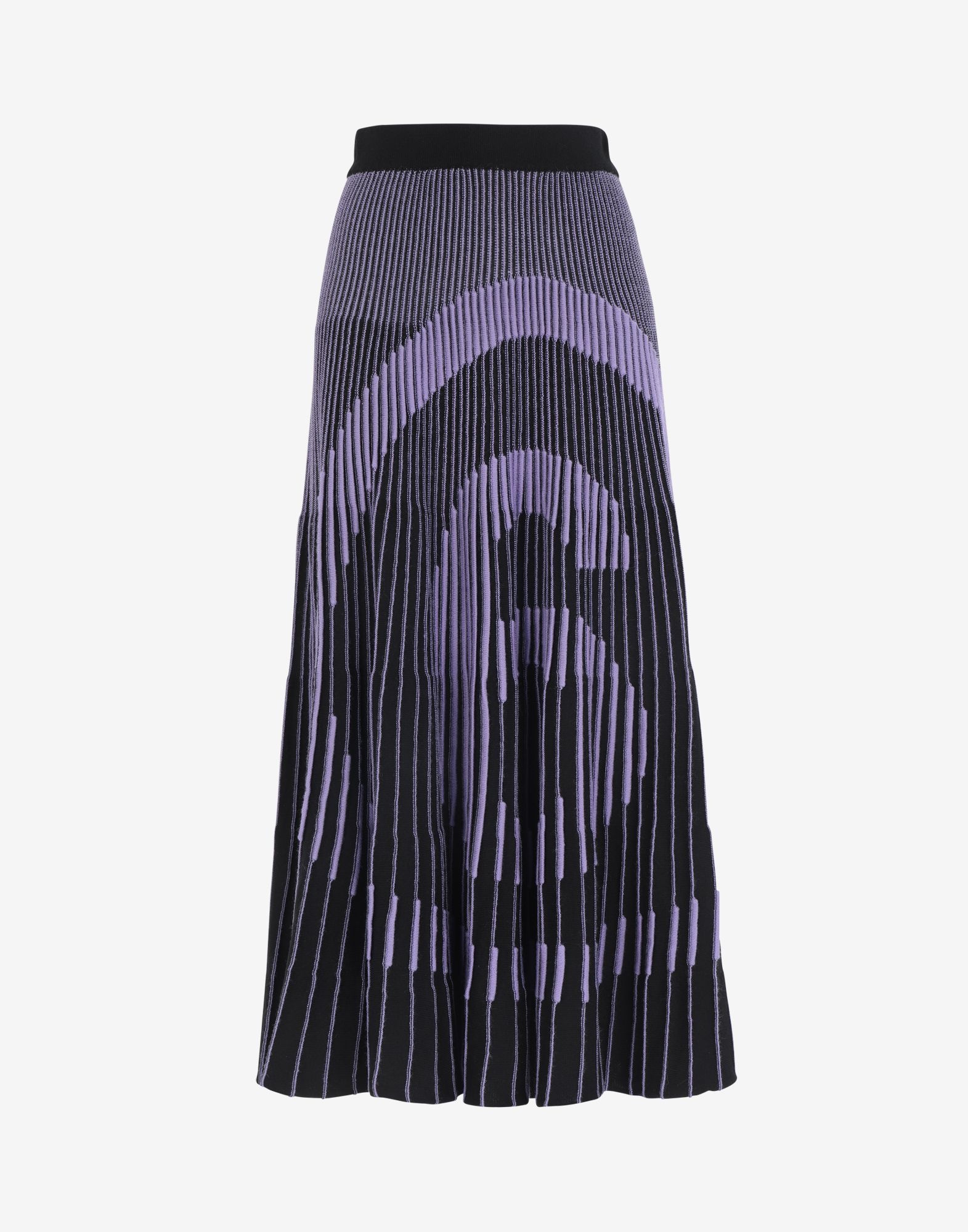 Logo pleated skirt - 1