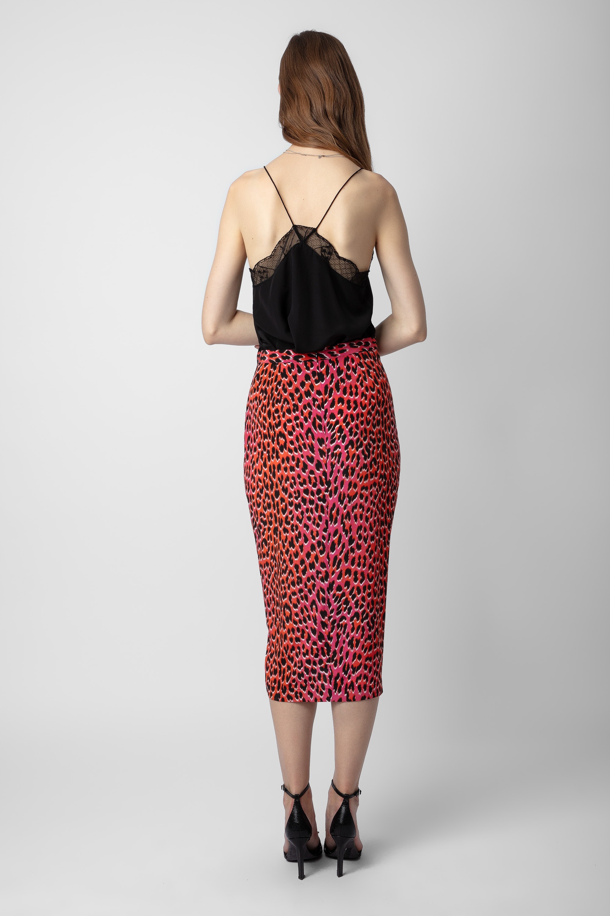 Jamelia Leopard Silk Skirt - 5