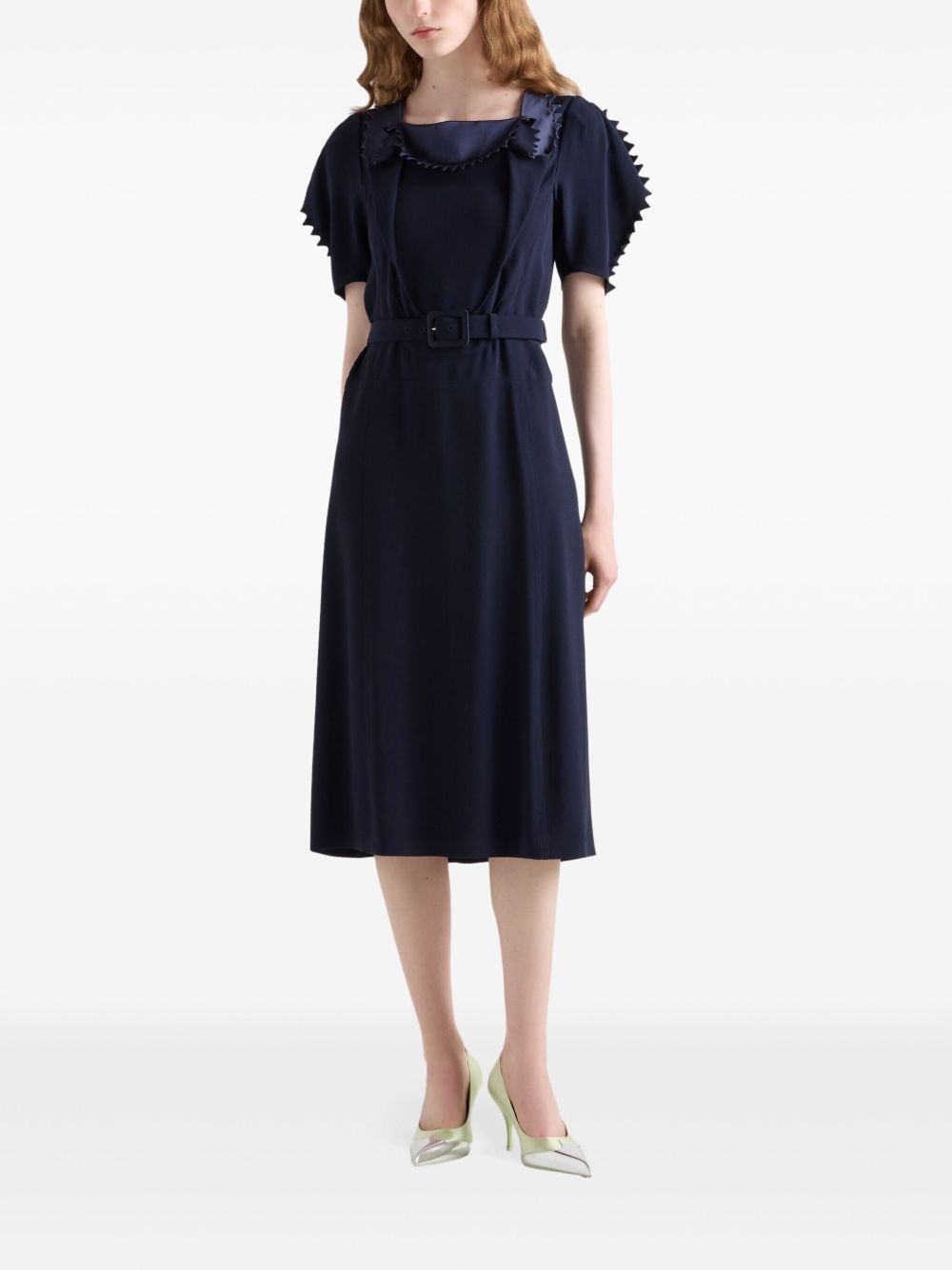 satin-crepe dress - 2