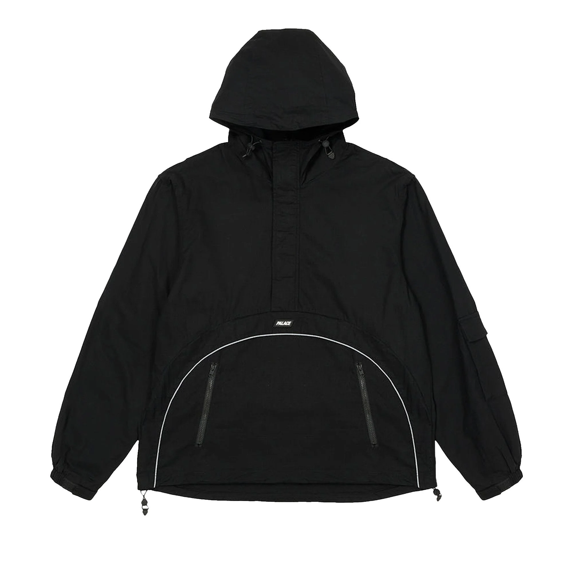 Palace Deflector 1/2 Zip Jacket 'Black' - 1