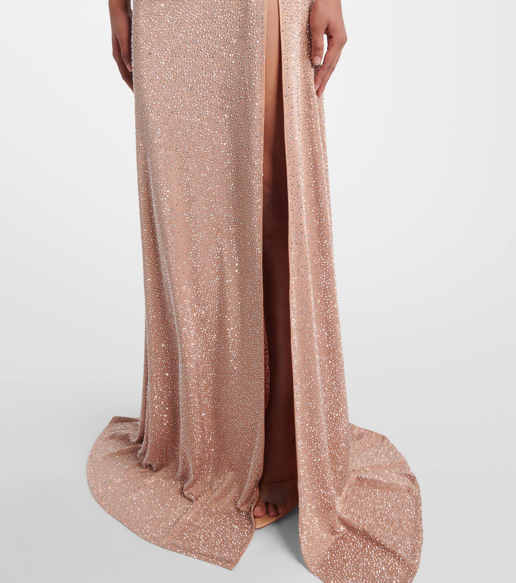 Tanit embellished open-back gown - 5