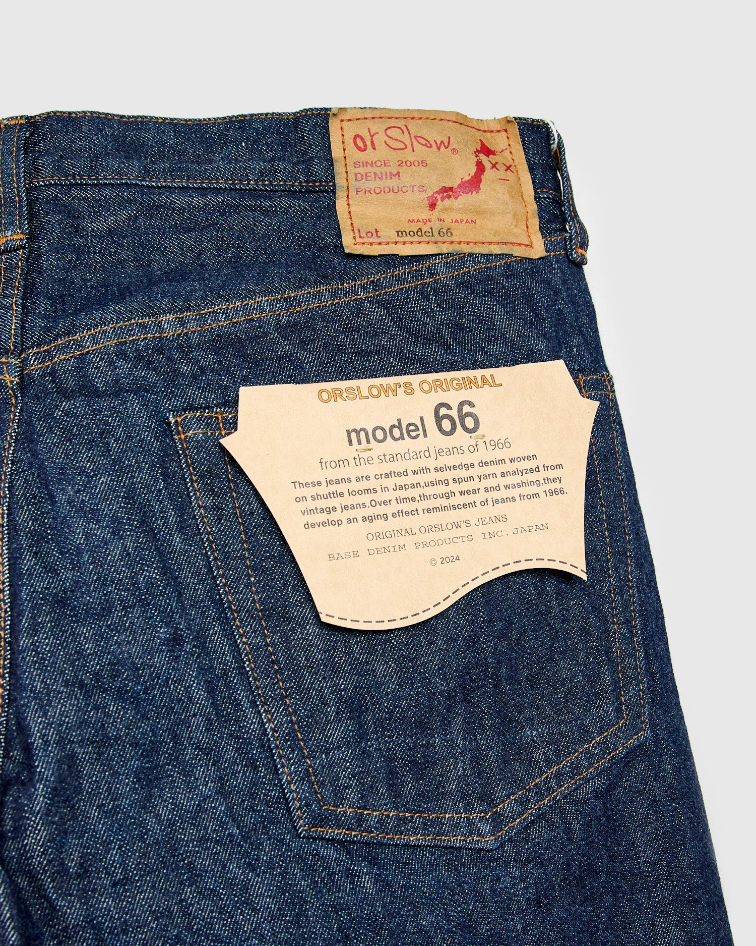 "Model 66" 14oz Selvedge Denim - Straight Fit - 4