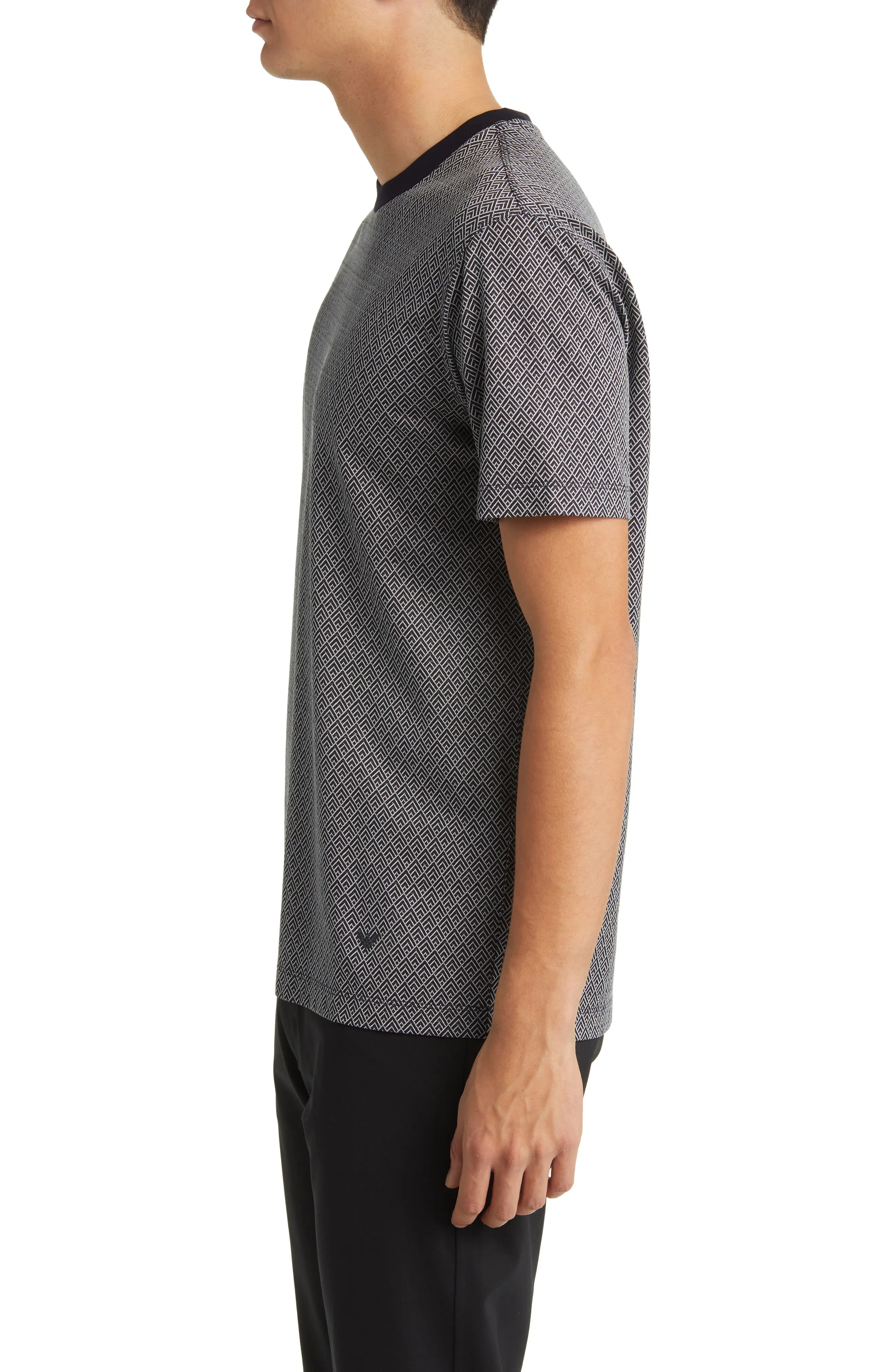 Geo Print Lyocell Blend T-Shirt - 3