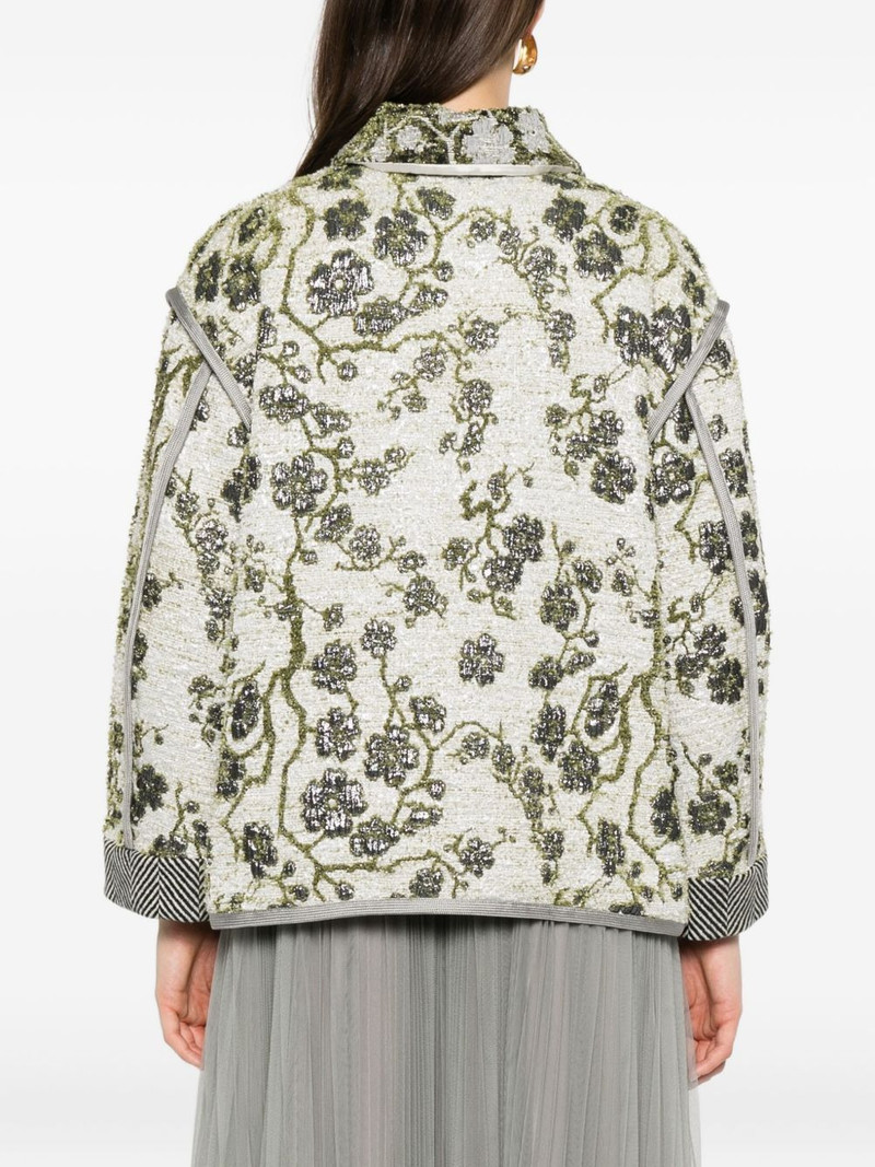 floral-print button jacket 4