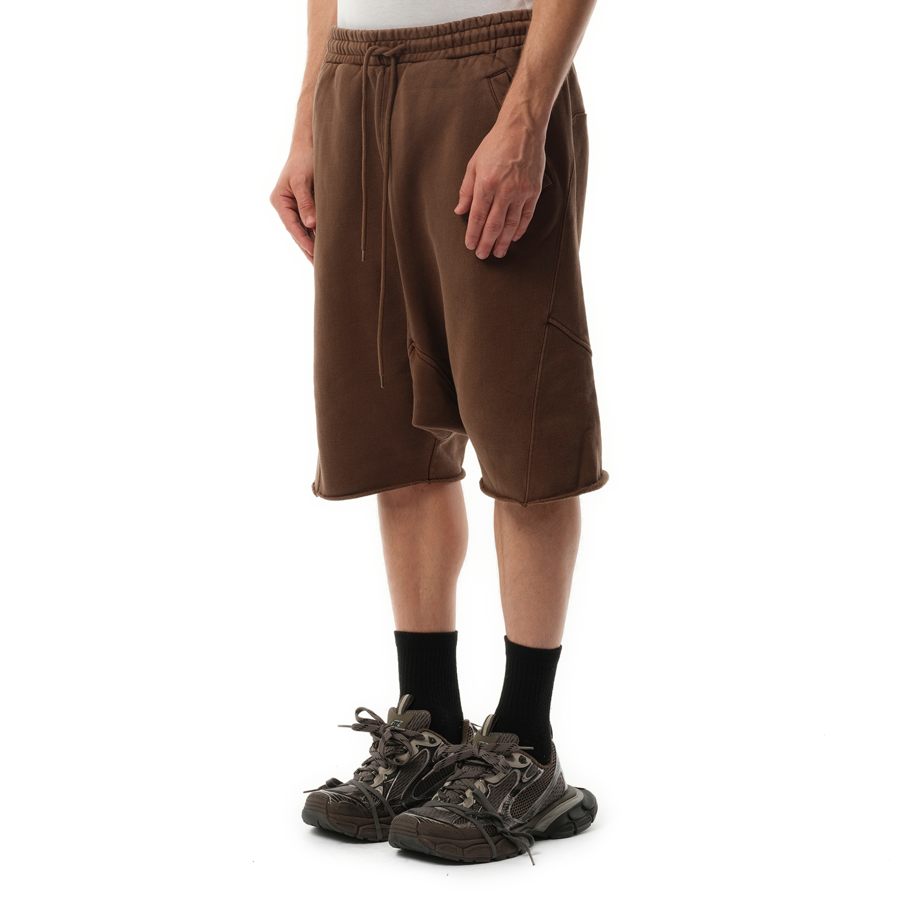 Heavy Drop Shorts in Brunette - 5