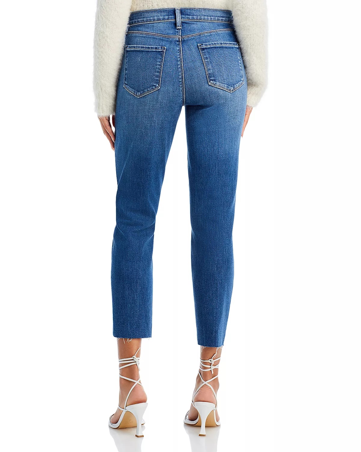 Sada High Rise Cropped Slim Leg Jeans in Cambridge - 2