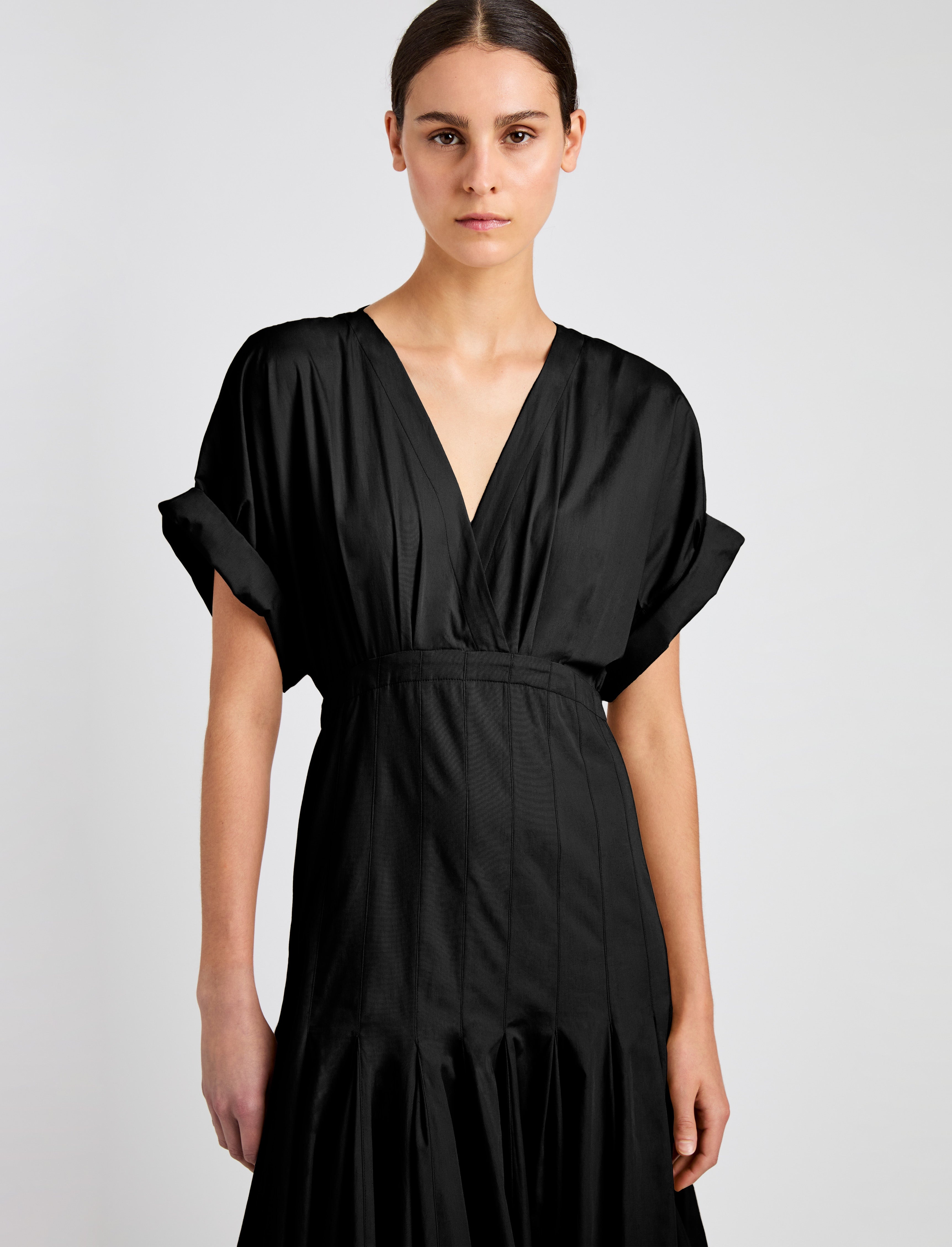 Ciara Dress in Eco Compact Poplin - 5