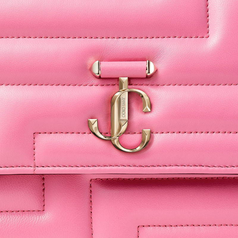 Varenne Avenue Quad
Candy Pink Avenue Nappa Leather Bag with Light Gold JC Emblem 6