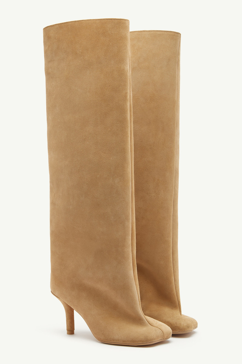 MM6 Maison Margiela Anotomic Slip-on Suede Boots outlook