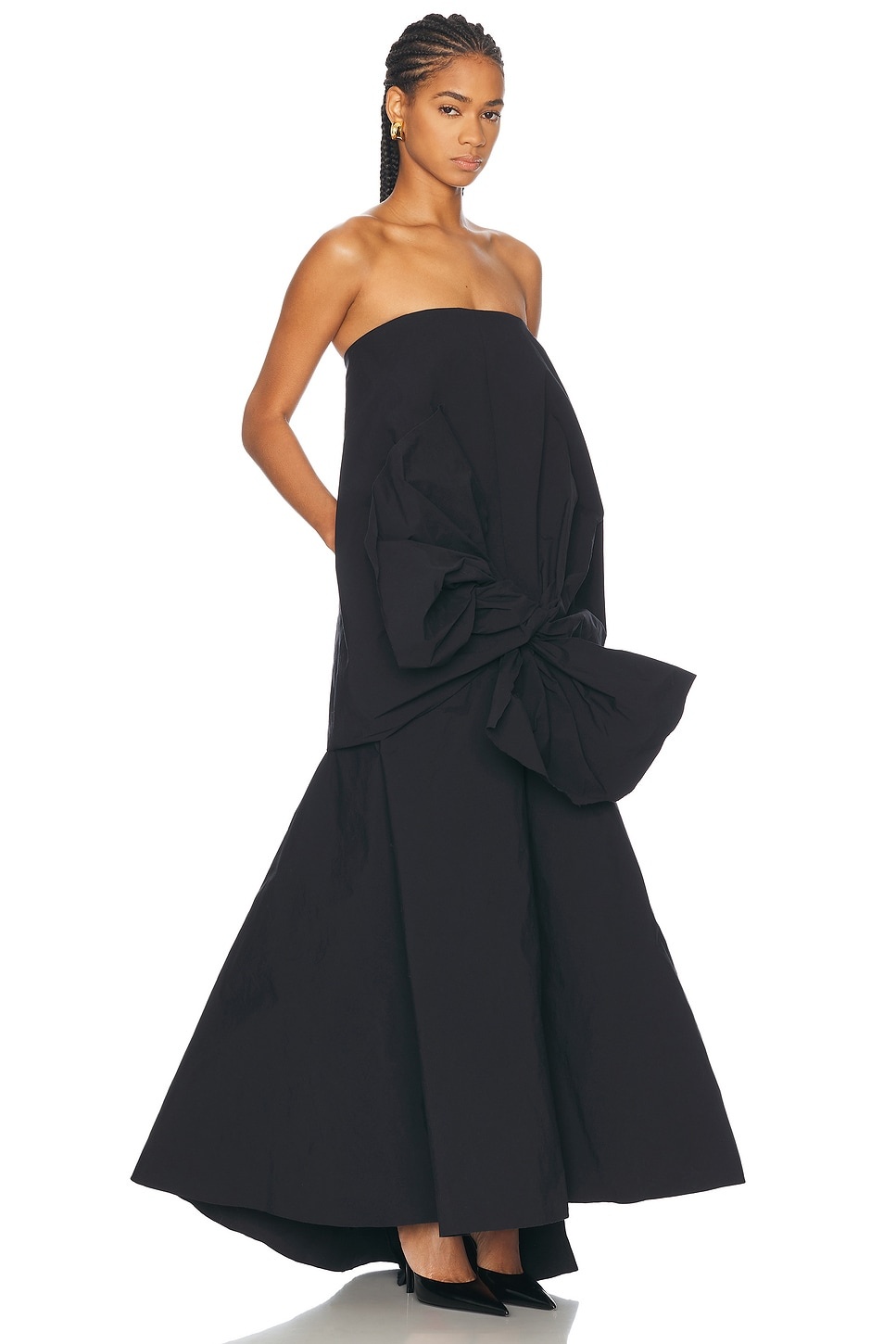 Tie Front Bubble Gown - 2