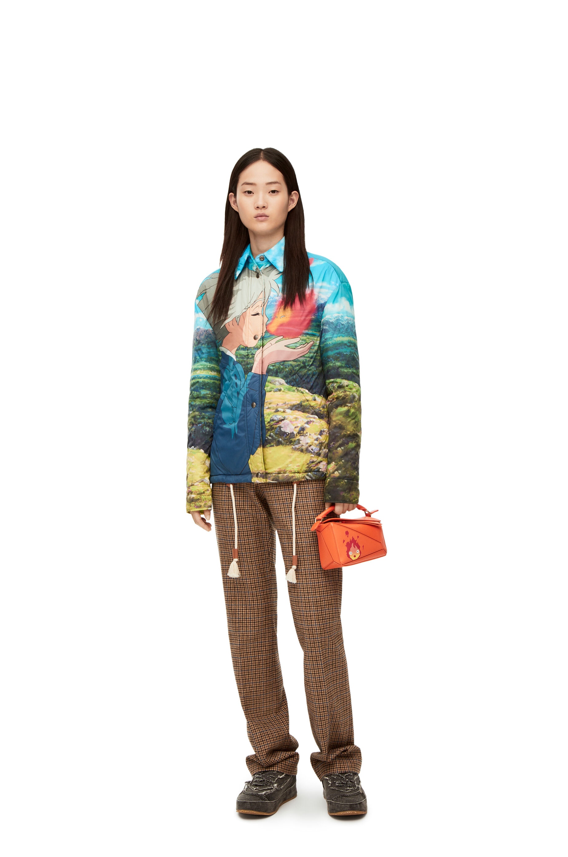 Calcifer mini Puzzle bag in satin calfskin - 9
