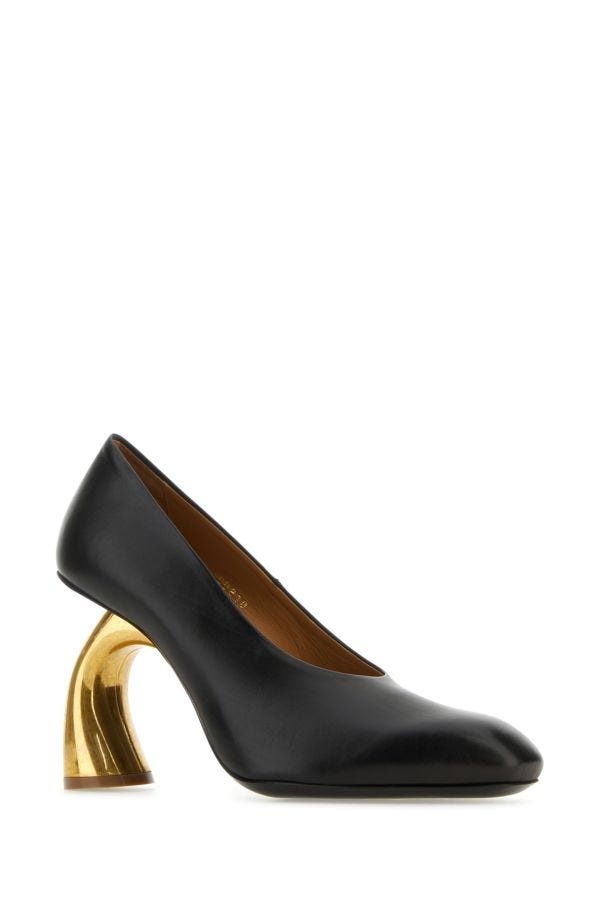 Dries Van Noten Woman Black Leather Pumps - 2