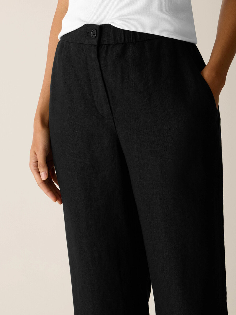 Heavy Organic Linen Full-Length Straight Pant 5