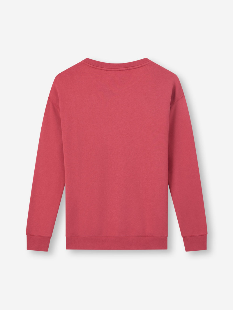 Women's Sweatshirt Quinn Cotton Modal Garnet Red 5