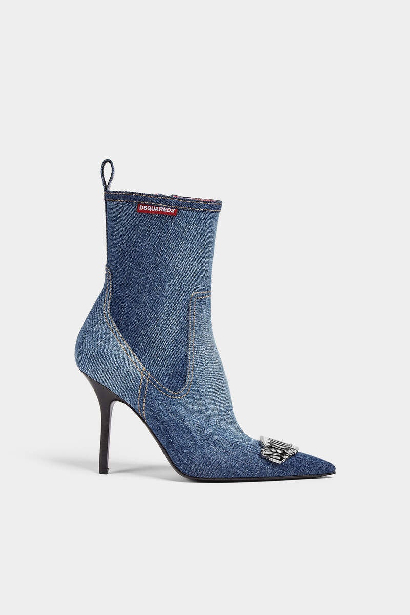 GOTHIC DSQUARED2 HEELED ANKLE BOOTS - 1