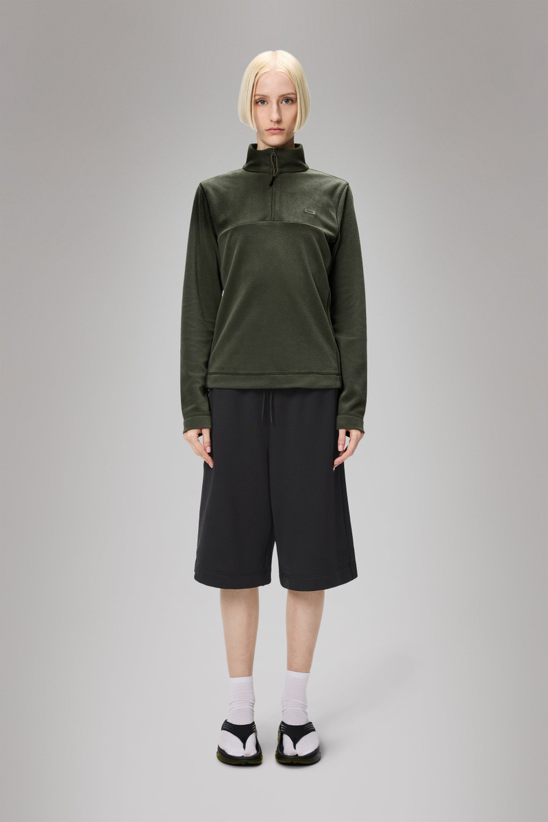 RAINS Addis Fleece Curve Half Zip outlook