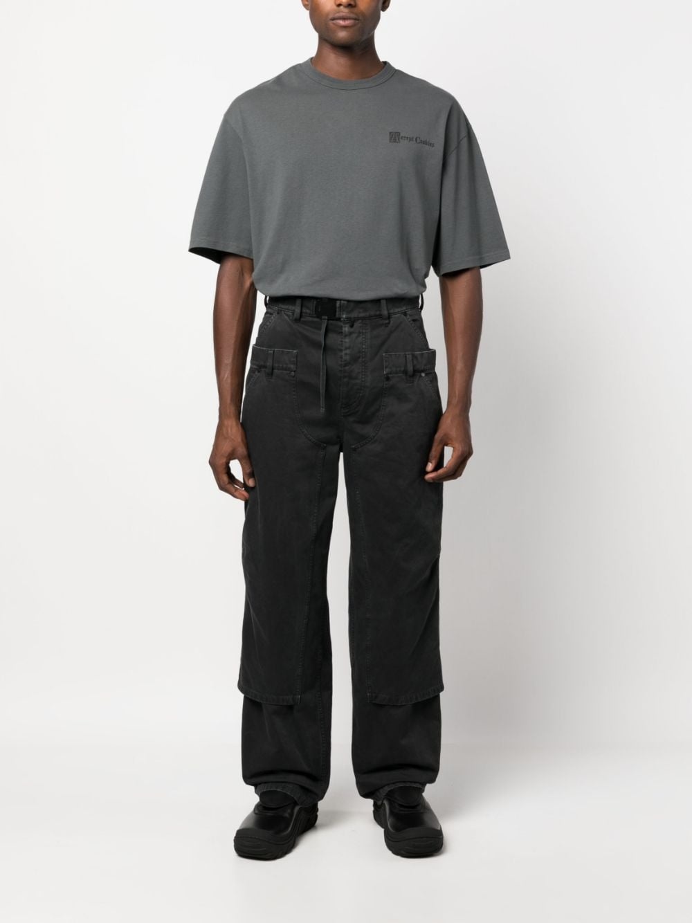 Double Shift cotton utility trousers - 2