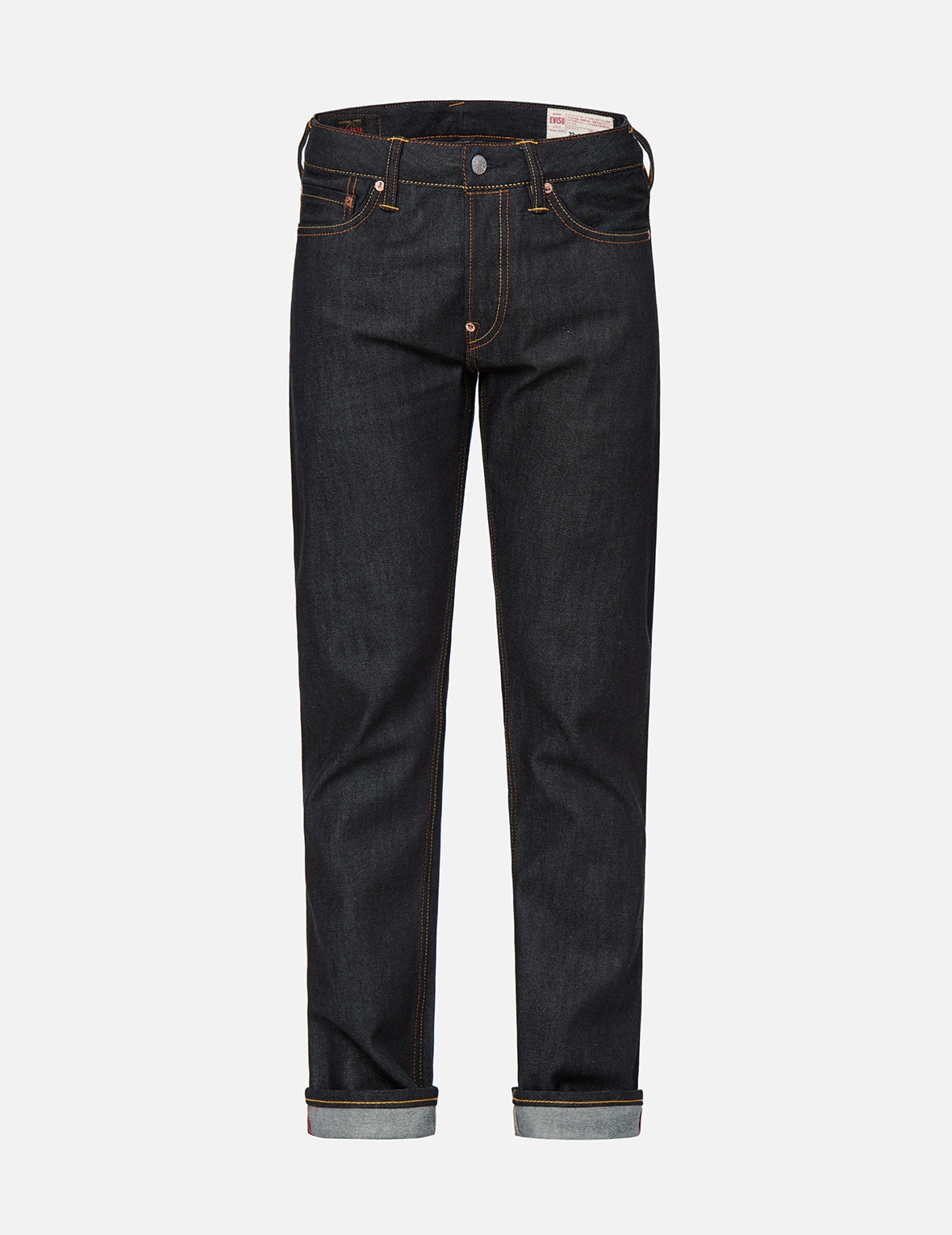 Red Brushstroke Daicock Slim Straight fit Jeans #2010 - 8