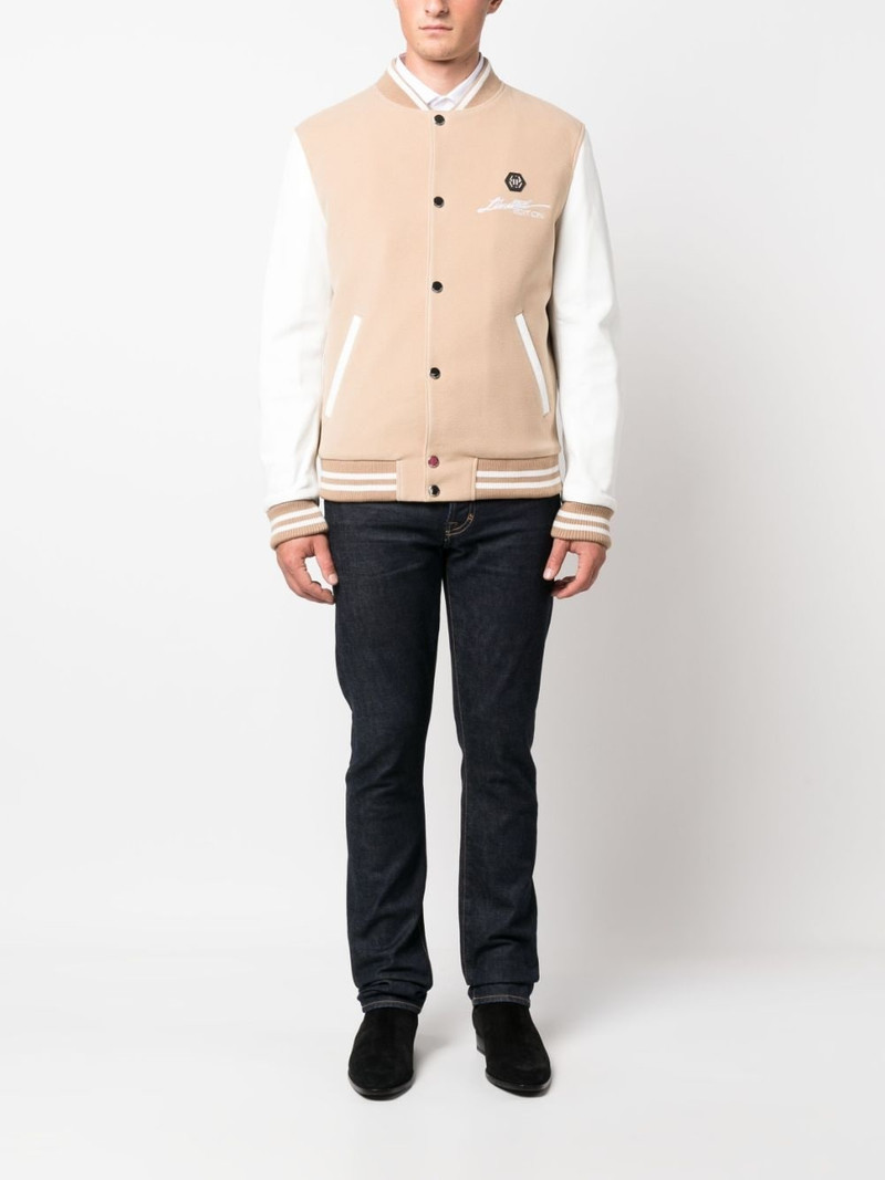 PHILIPP PLEIN Skull&Bones bomber jacket outlook