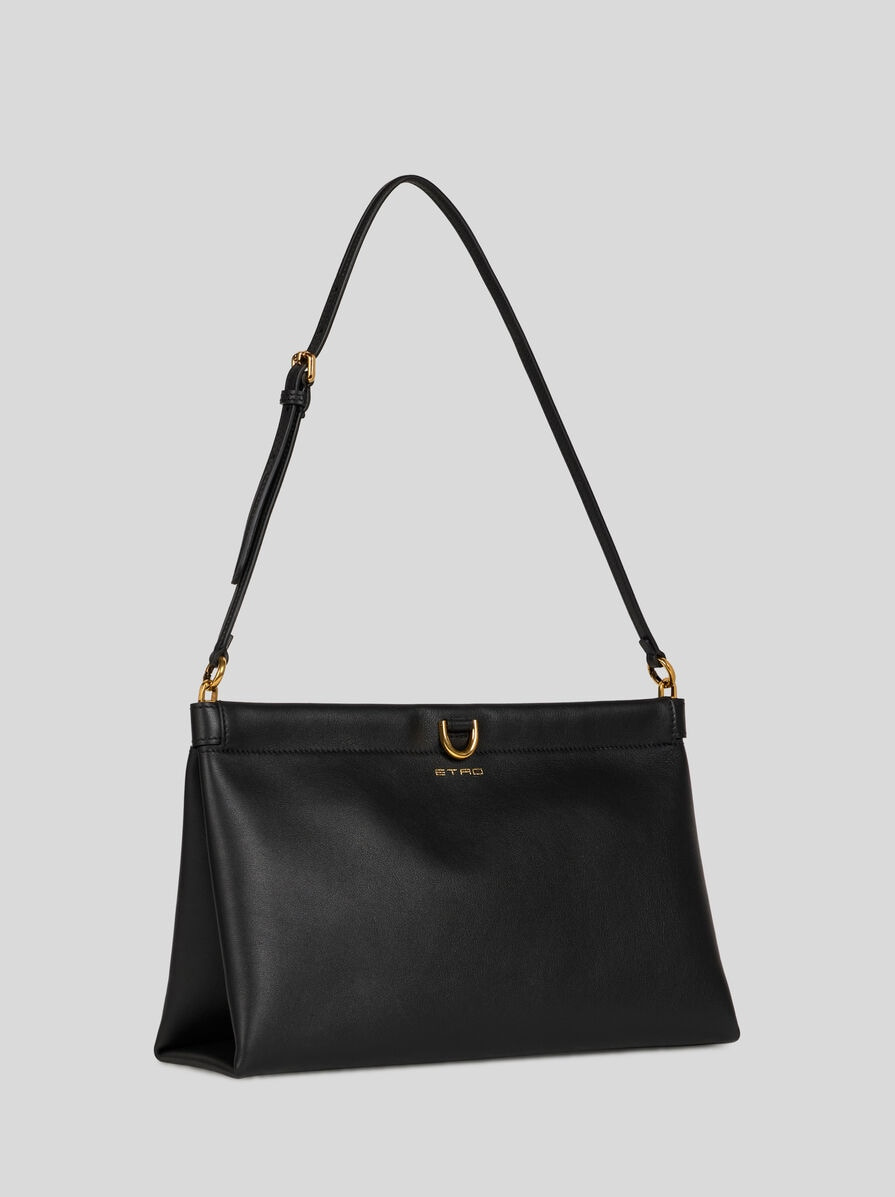 MEDIUM LEATHER CLUTCH TALK - 3