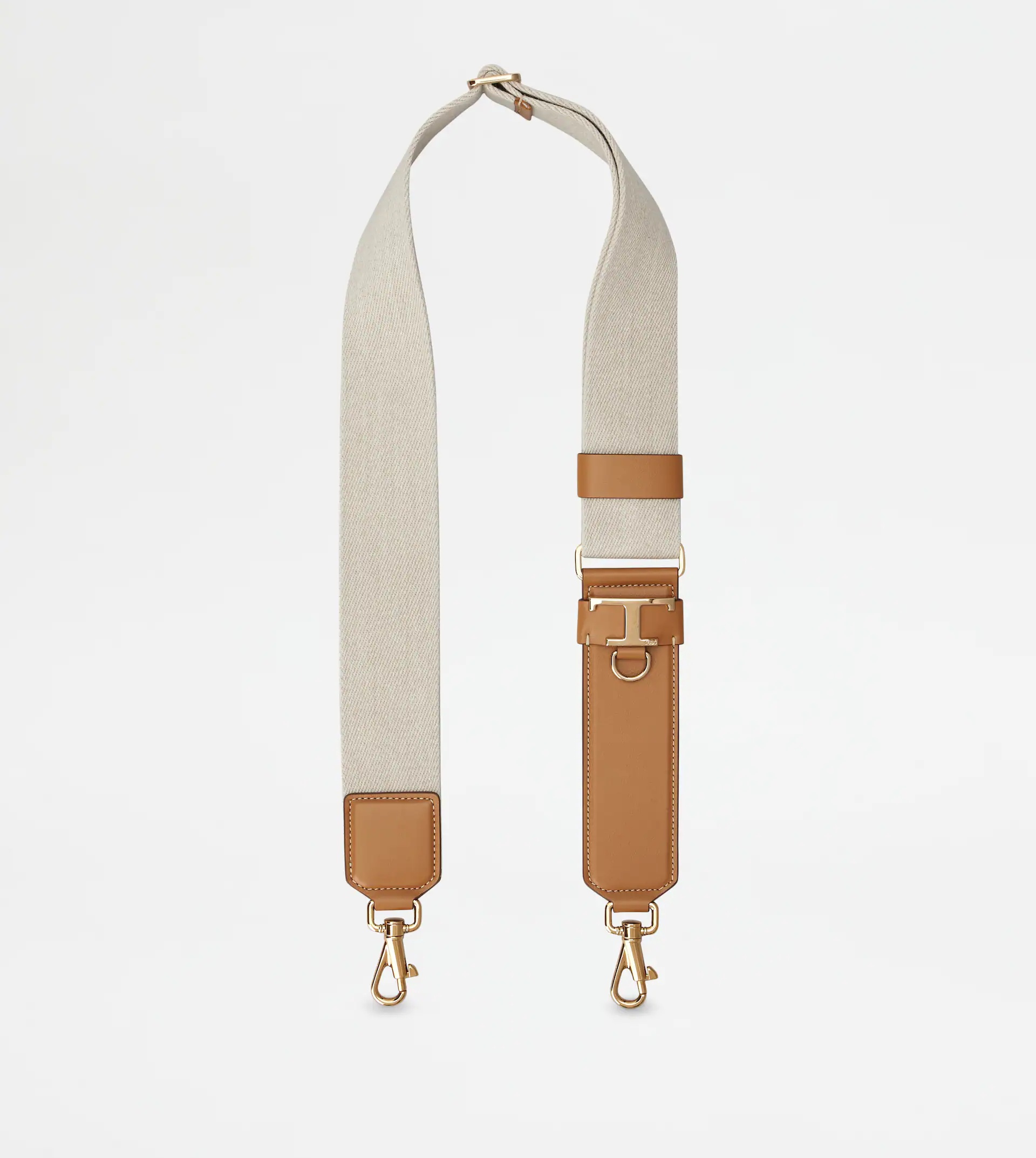 TIMELESS ADJUSTABLE SHOULDER STRAP IN FABRIC AND LEATHER - 1