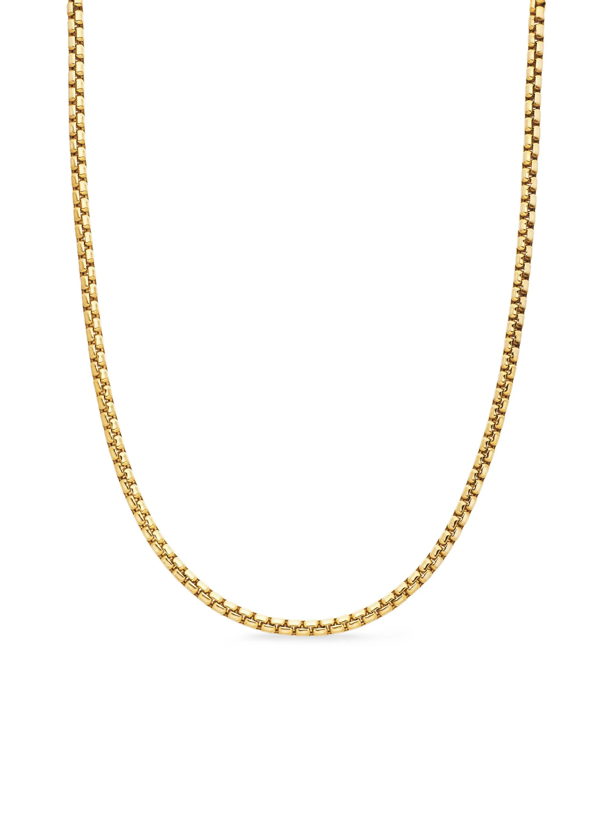 Men's Chain Collection 18K Gold Necklace - Gold - 1