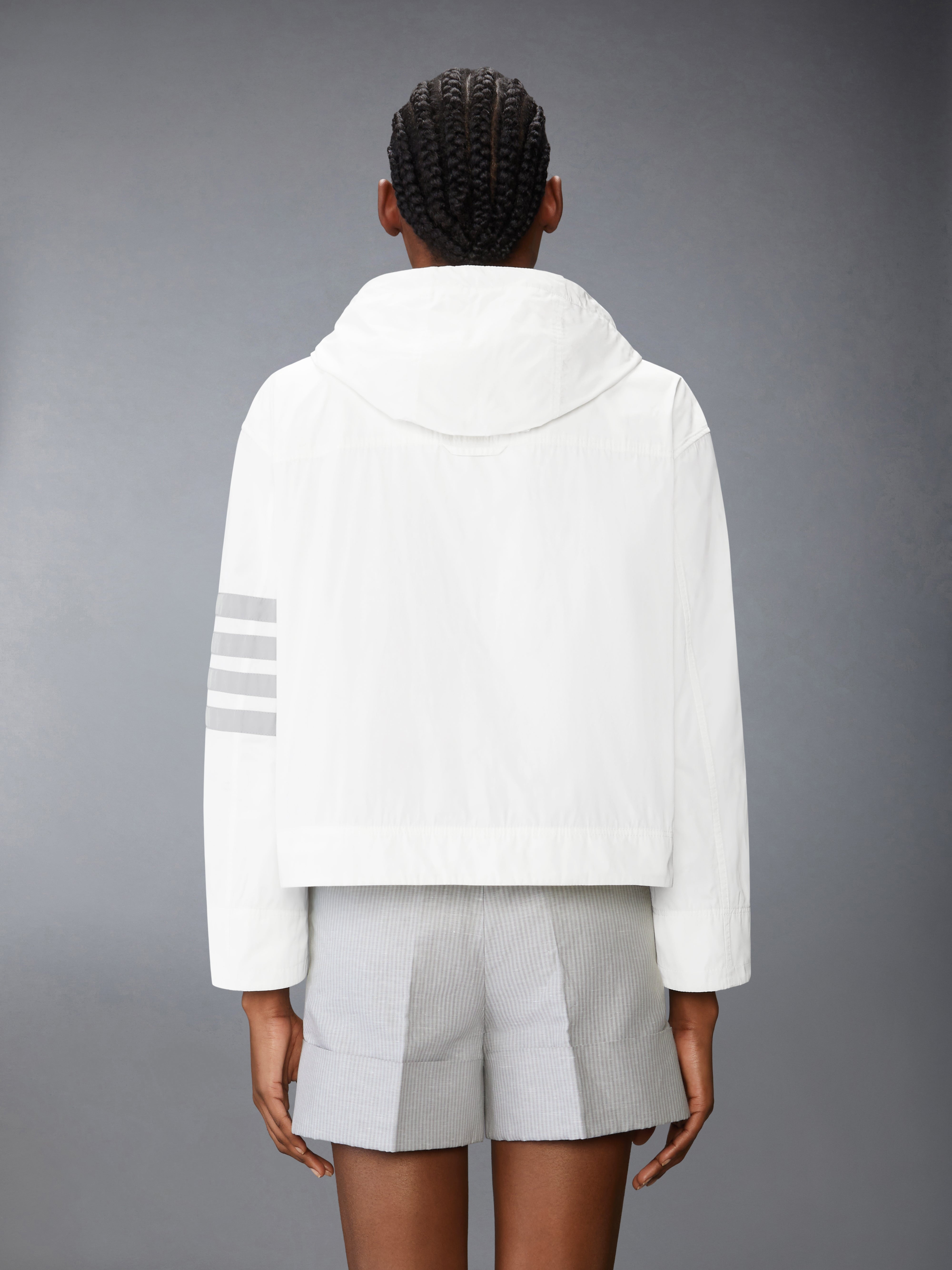 MEMORY TECH 4-BAR CROPPED ANORAK JACKET - 3