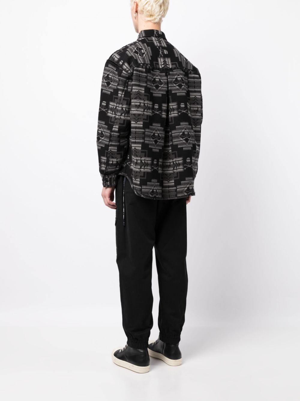Chimayo jacquard cotton shirt - 4