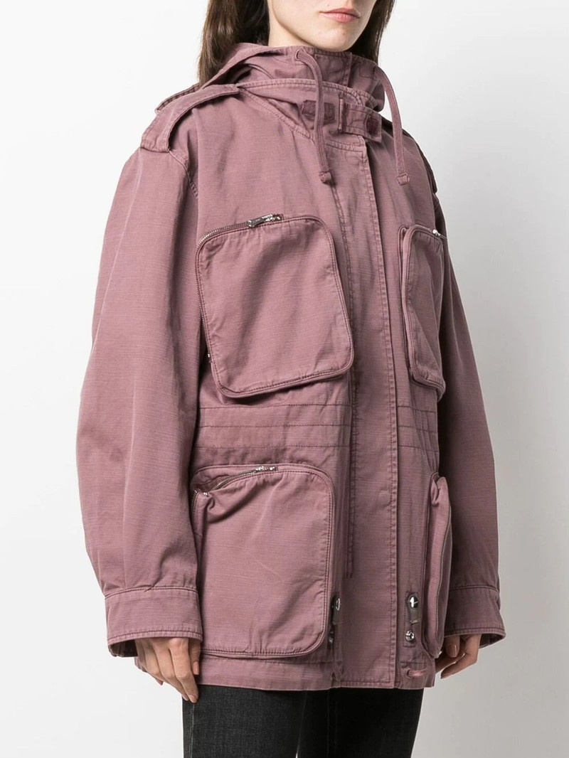 cargo-pocket hooded jacket 3